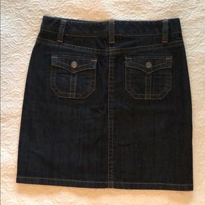 Ann Taylor Denim Mini Skirt